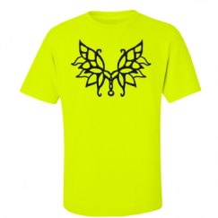 Unisex Ultra Cotton Safety Neon Crewneck Tee