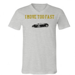 Unisex V-Neck Jersey Tee