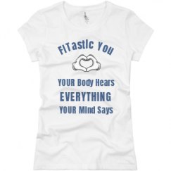 Ladies Slim Fit Basic Promo Jersey Tee