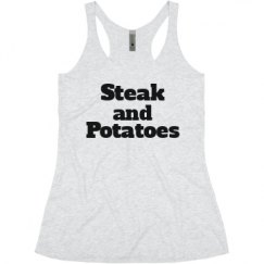 Ladies Slim Fit Super Soft Racerback Triblend Tank