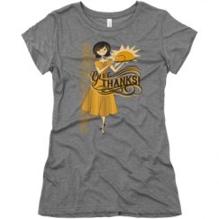 Ladies Slim Fit Super Soft Triblend Tee