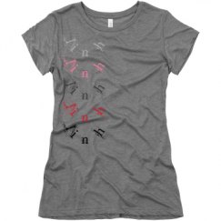 Ladies Slim Fit Super Soft Triblend Tee