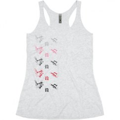Ladies Slim Fit Super Soft Racerback Triblend Tank