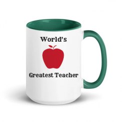 15oz Ceramic Mug with Color Inside