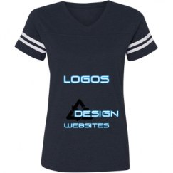 Ladies Relaxed Fit Vintage Sports Tee