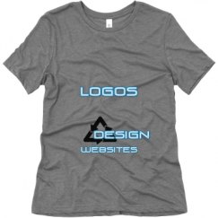 Ladies Relaxed Fit Super Soft Triblend Tee