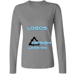 Ladies Relaxed Fit Basic Long Sleeve Tee
