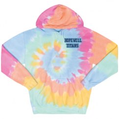 Unisex Tie-Dye Fleece Hoodie