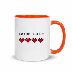 11oz Ceramic Mug with Color Inside