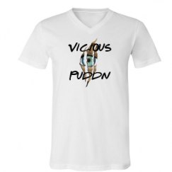 Unisex V-Neck Jersey Tee