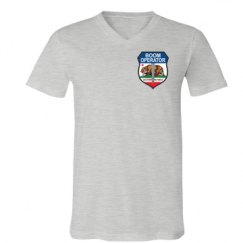 Unisex V-Neck Jersey Tee