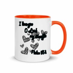 11oz Ceramic Mug with Color Inside