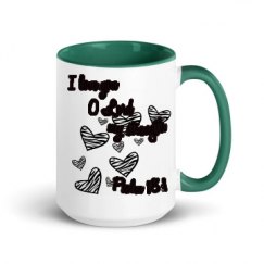 15oz Ceramic Mug with Color Inside