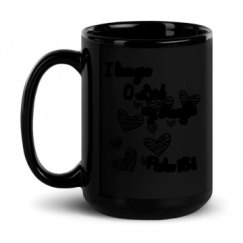 15oz Black Glossy Mug