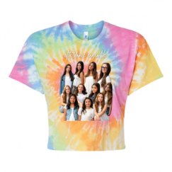 Women's Tie Dye Crop Top Tee