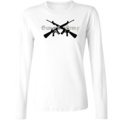Ladies Relaxed Fit Basic Long Sleeve Tee