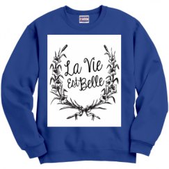 Unisex Film and Foil Crewneck Sweatshirt