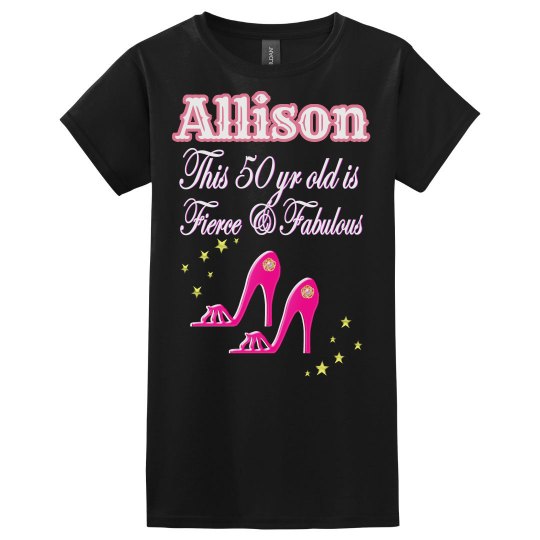 50TH FIERCE AND FABULOUS BIRTHDAY DIVA