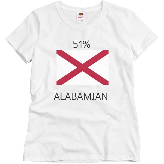 51% Alabamian 51% Alabamian