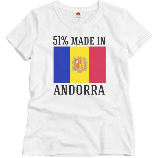 51% made in Andorra 51% made in Andorra