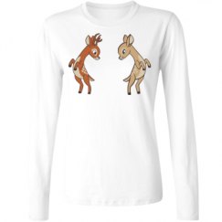 Ladies Relaxed Fit Basic Long Sleeve Tee