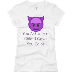 Ladies Slim Fit Basic Promo Jersey Tee