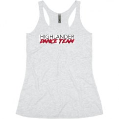 Ladies Slim Fit Super Soft Racerback Triblend Tank