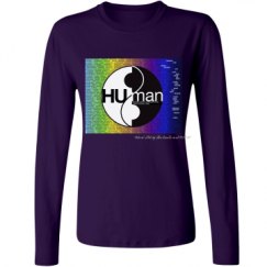 Ladies Relaxed Fit Basic Long Sleeve Tee