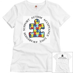 Women/Misses TEAM JENNY Autism Shirt