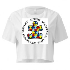 Ladies Festival Cali Crop Top Tee