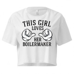 Ladies Festival Cali Crop Top Tee