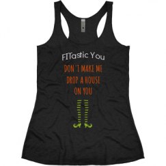 Ladies Slim Fit Super Soft Racerback Triblend Tank