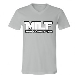 Unisex V-Neck Jersey Tee