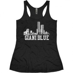 Ladies Slim Fit Super Soft Racerback Triblend Tank