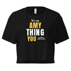 Ladies Festival Cali Crop Top Tee