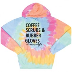 Unisex Tie-Dye Fleece Hoodie