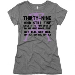 Ladies Slim Fit Super Soft Triblend Tee