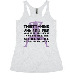 Ladies Slim Fit Super Soft Racerback Triblend Tank