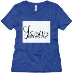 Ladies Relaxed Fit V-Neck Tee
