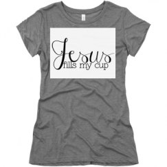 Ladies Slim Fit Super Soft Triblend Tee