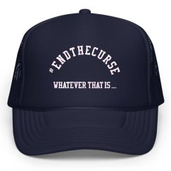 End the Curse Hat ROYAL BLUE1