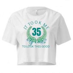 Ladies Festival Cali Crop Top Tee