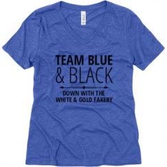 Ladies Relaxed Fit Super Soft Triblend V-Neck Tee