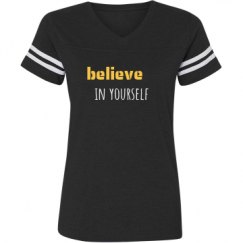 Ladies Relaxed Fit Vintage Sports Tee