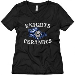 Ladies Relaxed Fit V-Neck Tee