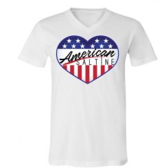 Unisex V-Neck Jersey Tee