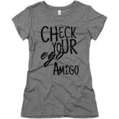 Ladies Slim Fit Super Soft Triblend Tee