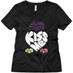 Ladies Relaxed Fit V-Neck Tee