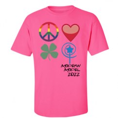 Unisex Ultra Cotton Safety Neon Crewneck Tee