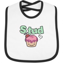 Infant Contrast Trim Bib